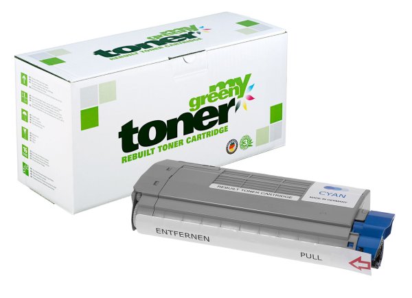 my green toner (cyan) ersetzt OKI 46507615