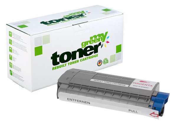 my green toner (magenta) ersetzt OKI 46507614