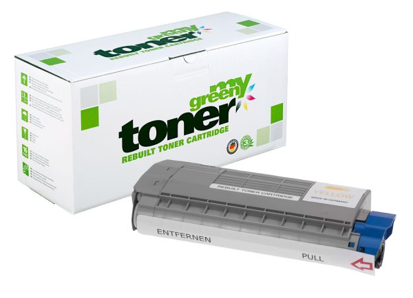 my green toner (gelb) ersetzt OKI 46507613