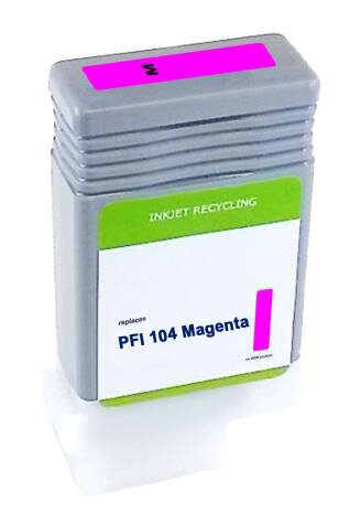 Refill-Druckerpatrone ersetzt Canon PFI-104M (magenta)