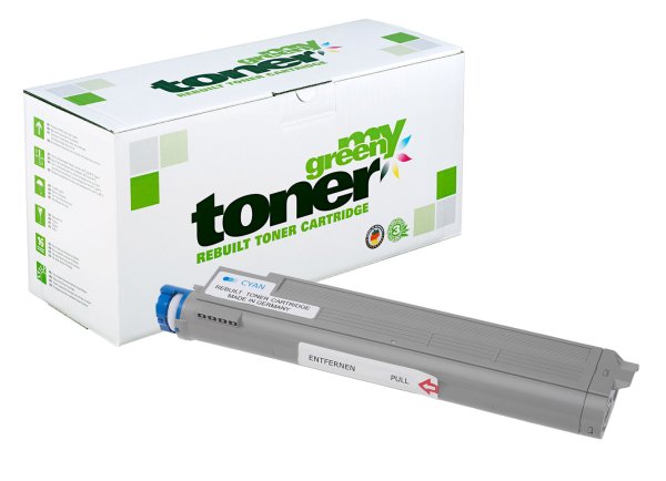 my green toner (cyan) ersetzt OKI 42918915