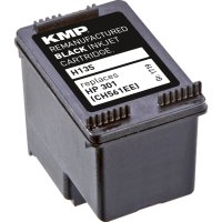 KMP Tintenpatrone H135 (schwarz) ersetzt HP 301 (CH561EE)