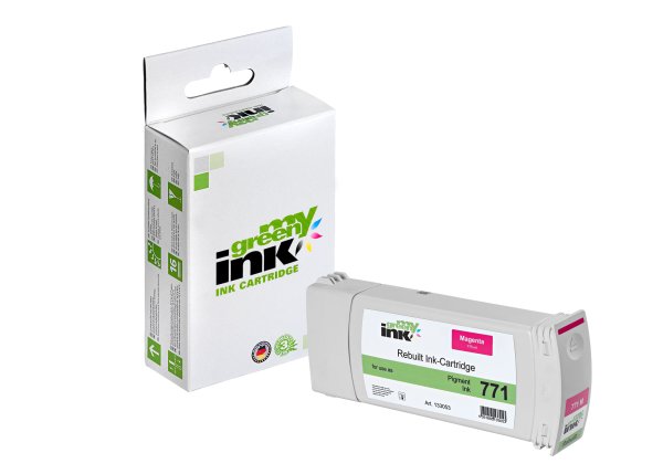 my green ink Tintenpatrone (magenta) ersetzt HP 771 (CE039A - 775 ml)