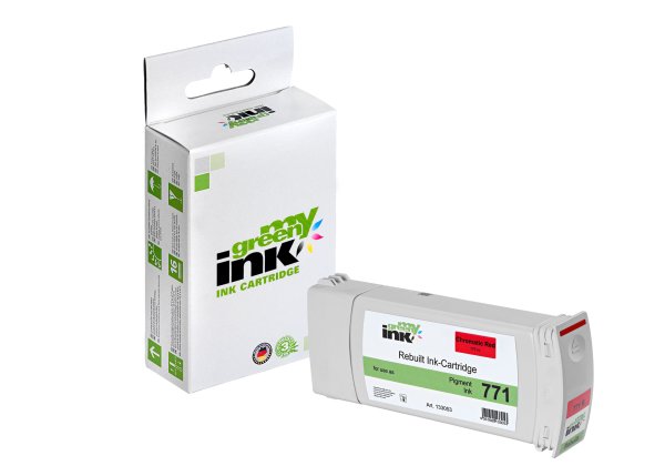 my green ink Tintenpatrone (red) ersetzt HP 771 (CE038A - 775 ml)