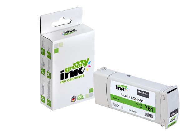my green ink Tintenpatrone (schwarz matt) ersetzt HP 761 (CM997A - 775 ml)