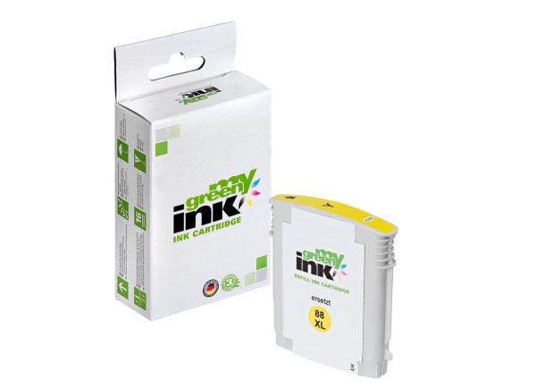 my green ink Tintenpatrone (gelb) ersetzt HP 88XL (C9393A)