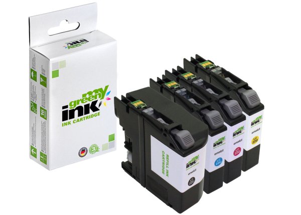 my green ink Tintenpatronen SET ersetzt Brother LC-22U (4 Patronen)