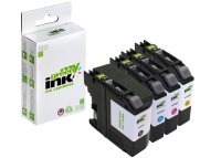my green ink Tintenpatronen SET ersetzt Brother LC-22U (4...