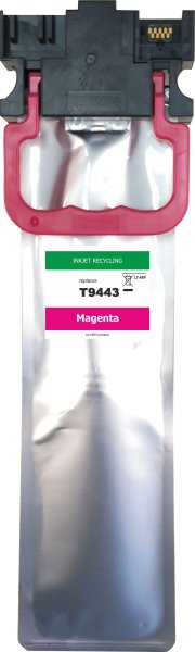 Refill-Tintenpatrone ersetzt Epson T9443 (magenta)