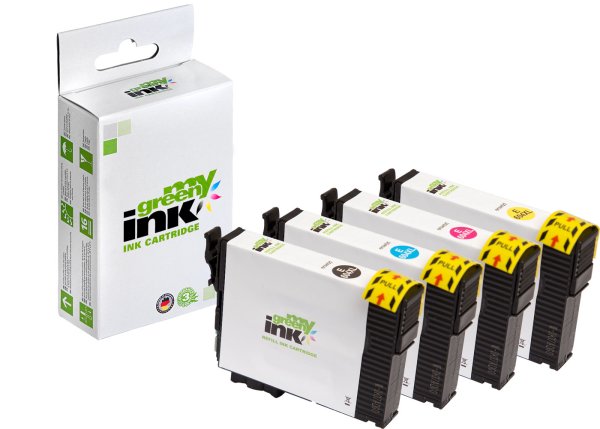 my green ink Tintenpatronen SET ersetzt Epson 604XL (T10H6 - Ananas)