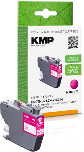 KMP Druckerpatrone (magenta) ersetzt Brother LC-421XLM