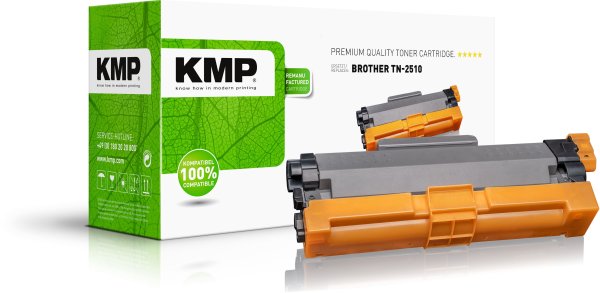 KMP Toner (schwarz) ersetzt Brother TN-2510