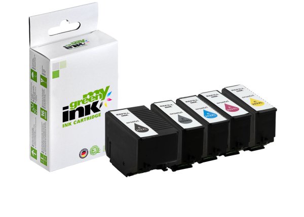 my green ink Druckerpatronen SET ersetzt Epson 202XL (T02G7 - Kiwi)