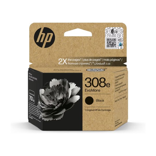 HP 308e EvoMore (schwarz) Druckerpatrone (7FP22UE)