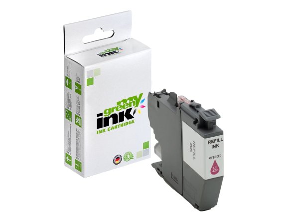 my green ink Tintenpatrone (magenta) ersetzt Brother LC-422M