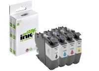 my green ink Tintenpatronen SET ersetzt Brother LC-422VAL