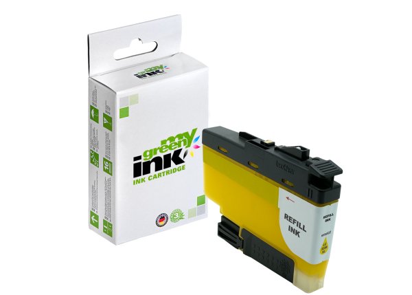 my green ink Tintenpatrone (gelb) ersetzt Brother LC-3239XLY