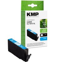 KMP Tintenpatrone (cyan) ersetzt Canon CLI-551C XL