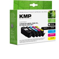 KMP Tintenpatronen MULTIPACK ersetzt Canon PGI-580PGBK XXL, CLI-581BK/C/M/Y XXL