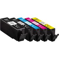 KMP Tintenpatronen MULTIPACK ersetzt Canon PGI-580PGBK XXL, CLI-581BK/C/M/Y XXL