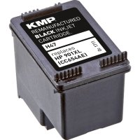 KMP Tintenpatrone H47 (schwarz) ersetzt HP 901XL (CC654AE)