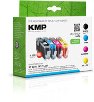 KMP Tintenpatronen H62V MULTIPACK ersetzt HP 364XL