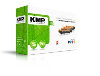 KMP Toner B-T58V SET ersetzt Brother TN-242/TN-246 (TN-242BK, TN-246C, TN-246M, TN-246Y)