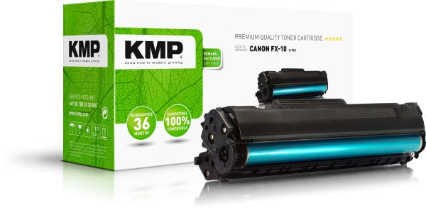 KMP Toner C-T15 (schwarz) ersetzt Canon FX10