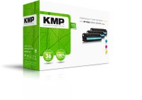 KMP Toner H-T113CMY MULTIPACK ersetzt HP 125A (CB541A, CB543A, CB542A)