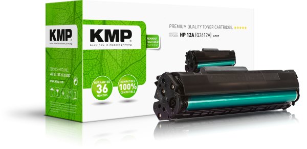 KMP Toner H-T117 XXL (schwarz) ersetzt HP 12A (Q2612A), Canon 703 (7616A005)