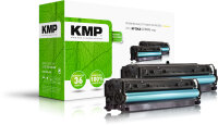 KMP Toner H-T122D (schwarz) DOUBLEPACK ersetzt HP 304A (CC530A)