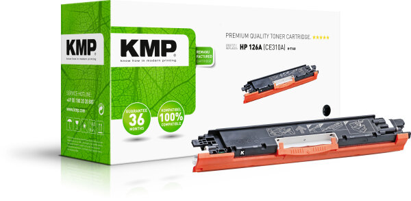 KMP Toner H-T148 (schwarz) ersetzt HP 126A (CE310A)