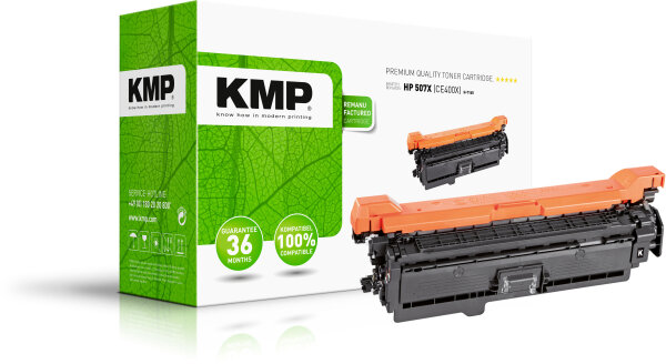 KMP Toner H-T165 (schwarz) ersetzt HP 507X (CE400X)