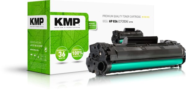 KMP Toner H-T193 (schwarz) ersetzt HP 83A (CF283A)