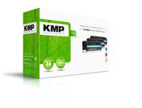 KMP Toner H-T196CMY MULTIPACK ersetzt HP 305A (CE411A, CE413A, CE412A)