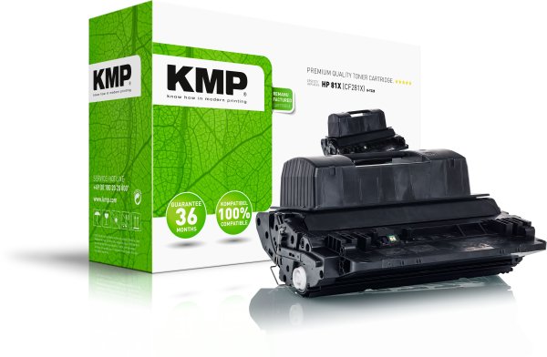 KMP Toner H-T228 (schwarz) ersetzt HP 81X (CF281X)
