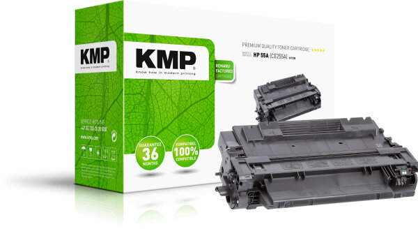 KMP Toner H-T230 (schwarz) ersetzt HP 55A (CE255A)