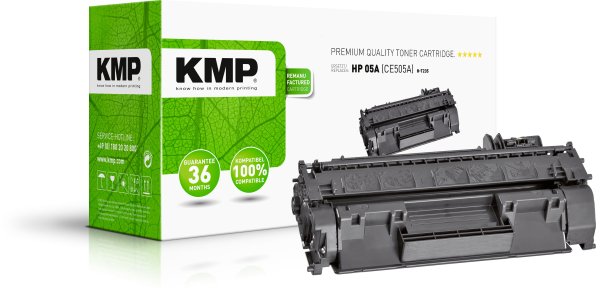 KMP Toner H-T235 (schwarz) ersetzt HP 05A (CE505A), Canon 719 (3479B002)