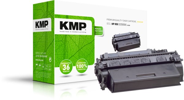 KMP Toner H-T237 XXL (schwarz) ersetzt HP 05X (CE505X), Canon 719H (3480B002)