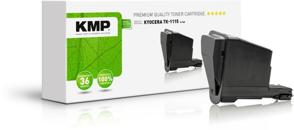 KMP Toner K-T60 (schwarz) ersetzt Kyocera TK-1115