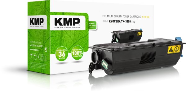 KMP Toner K-T66 (schwarz) ersetzt Kyocera TK-3100